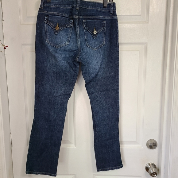 (877) Simply Vera by Vera Wang Woman's Boot Cut Jeans, Size: 4 Color: Blue - Picture 12 of 15